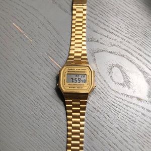 Casio gold watch
